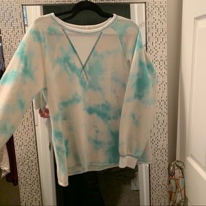 Pink Lily Tie Dye Sweatshirt